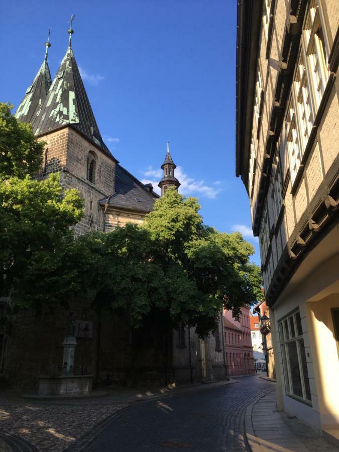 Ferienwohnungen An Der Blasiikirche Quedlinburg Exterior foto